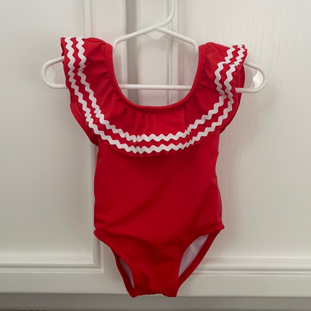 Janie and Jack ruffle one piece swimsuit